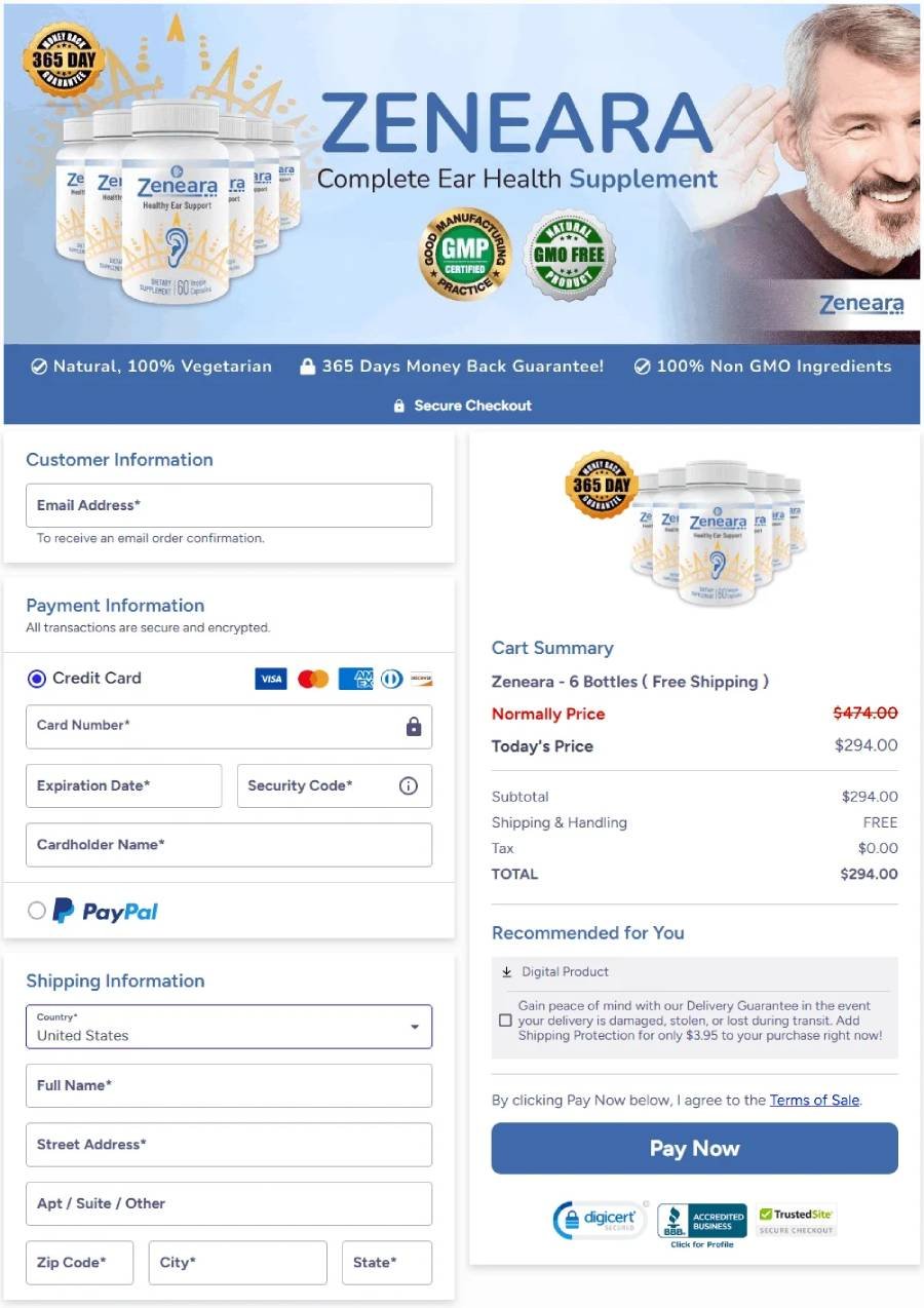 zeneara-secure-safe-payment-order